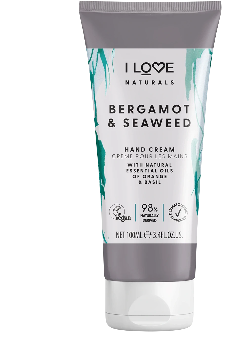 I LOVE Naturals Bergamot & Seaweed Hand Cream 100ml I Love...