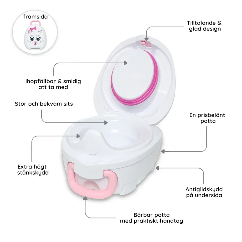 My Carry Potty Bärbar Potta Katt My Carry Potty