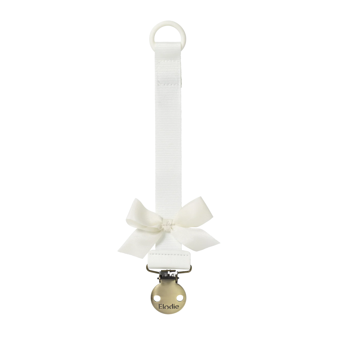 Elodie Pacifier Clip Vanilla White 0-3 år Elodie Details