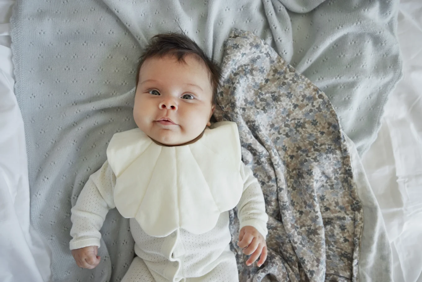 Elodie DryBib Vanilla White 0-3 år Elodie Details