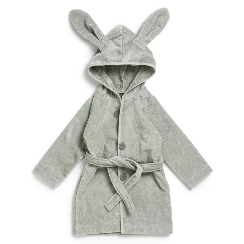 Elodie Bathrobe Mineral Green 1-3 år Elodie Details