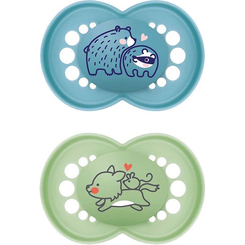 MAM Original Napp 16-36 mån Silk 2-pack Box Blå Mam