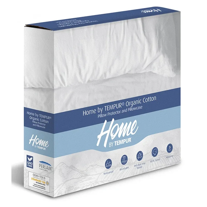 Tempur Kuddskydd Ekologisk Bomull 50 x 60 cm Naturvit Tempur