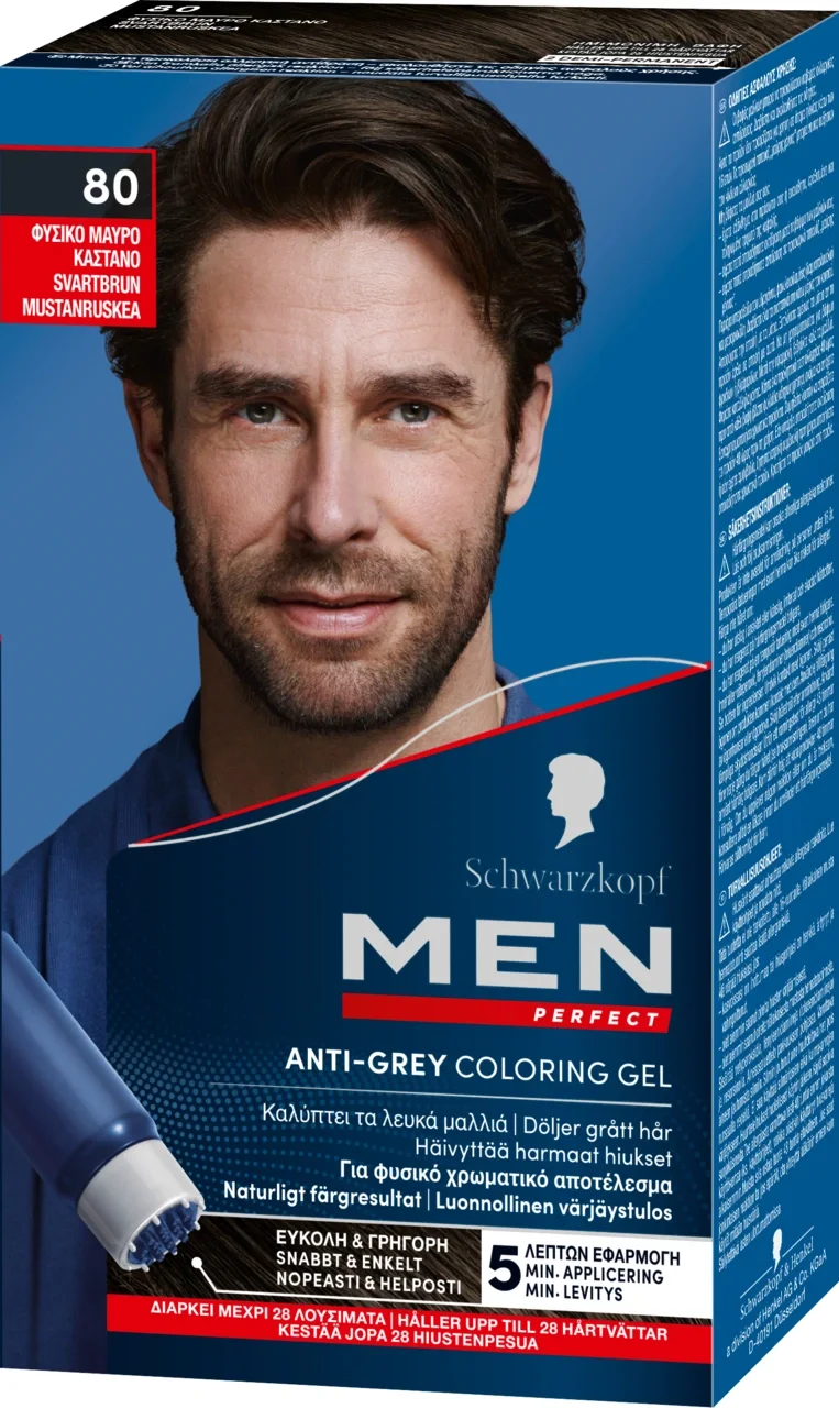 Schwarzkopf Men Perfect 80 Black Brown Schwarzkopf