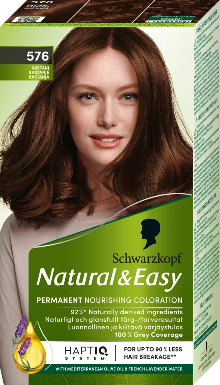 Schwarzkopf Natural & Easy Hårfärg 576 Kastanj Schwarzkopf