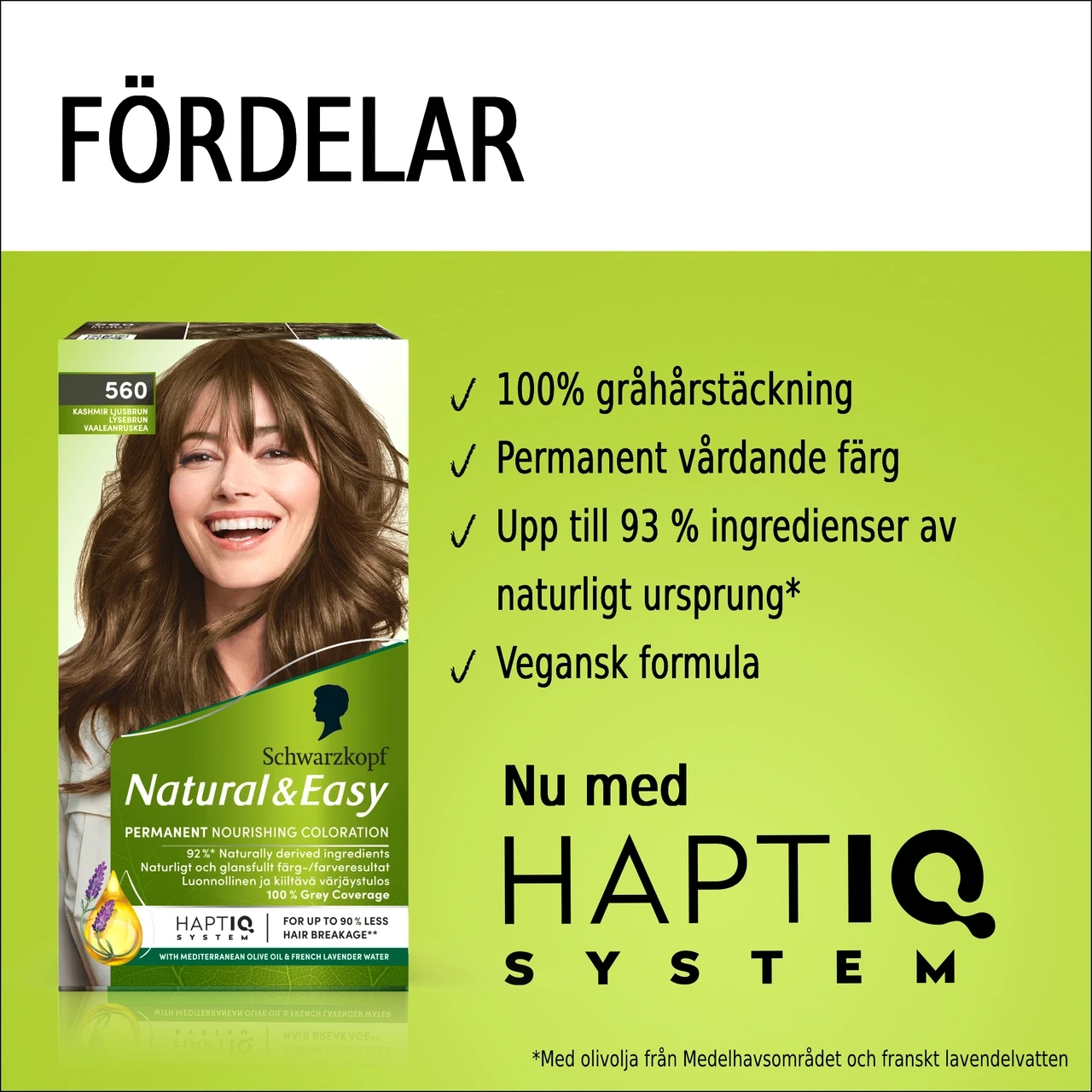 Schwarzkopf Natural & Easy Hårfärg 560 Kashmirbrun Schwarzkopf