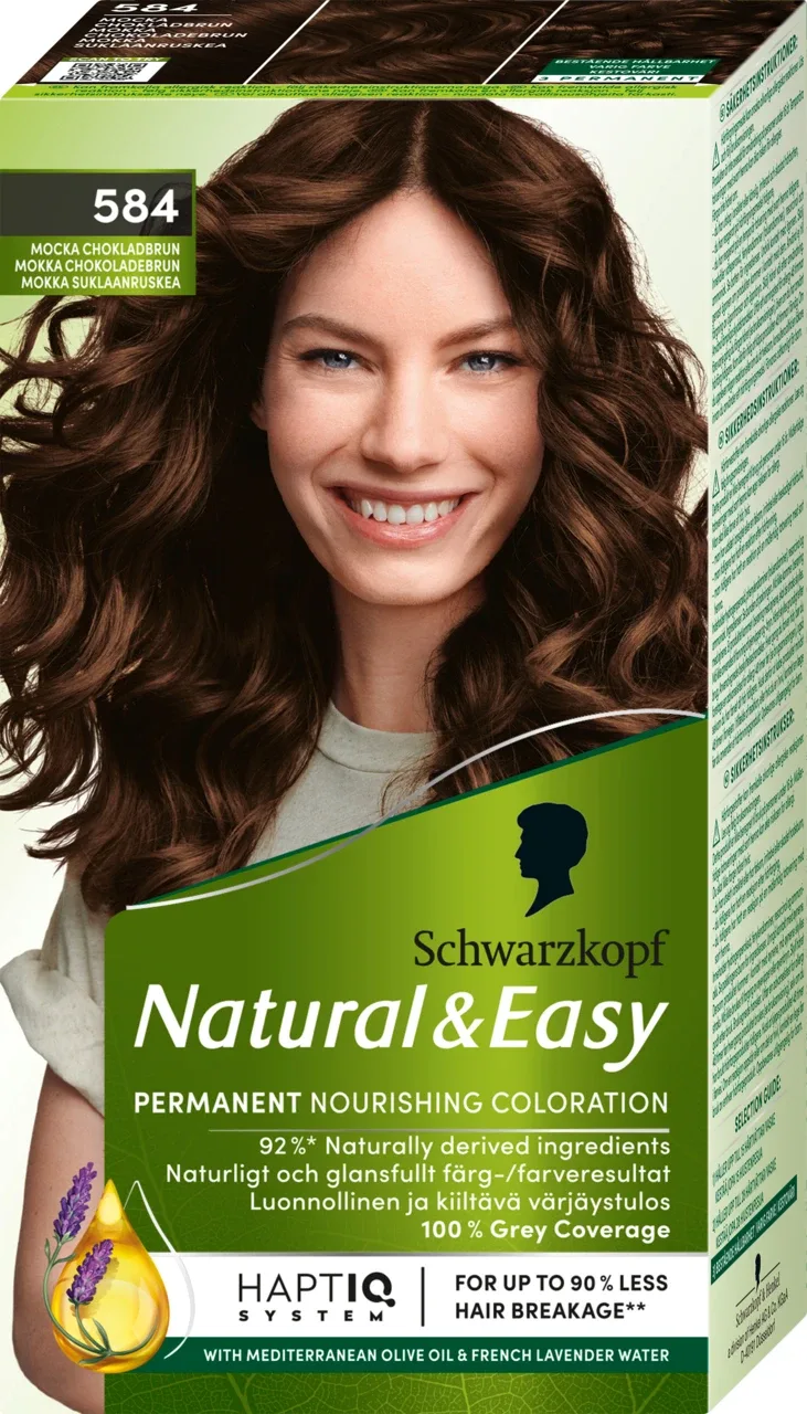Schwarzkopf Natural & Easy Hårfärg 584 Chokladbrun Schwarzkopf