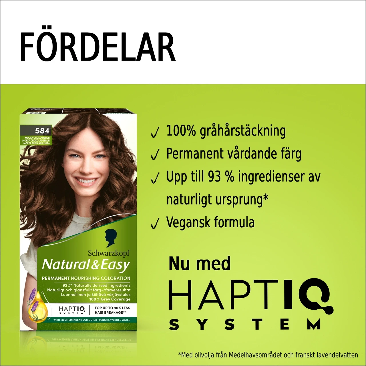 Schwarzkopf Natural & Easy Hårfärg 584 Chokladbrun Schwarzkopf