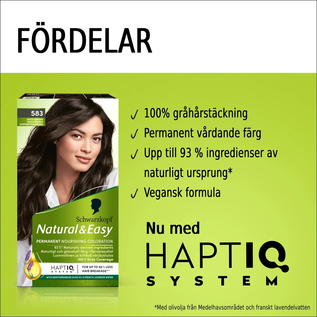 Schwarzkopf Natural & Easy Hårfärg 583 Frostig brun Schwarzkopf