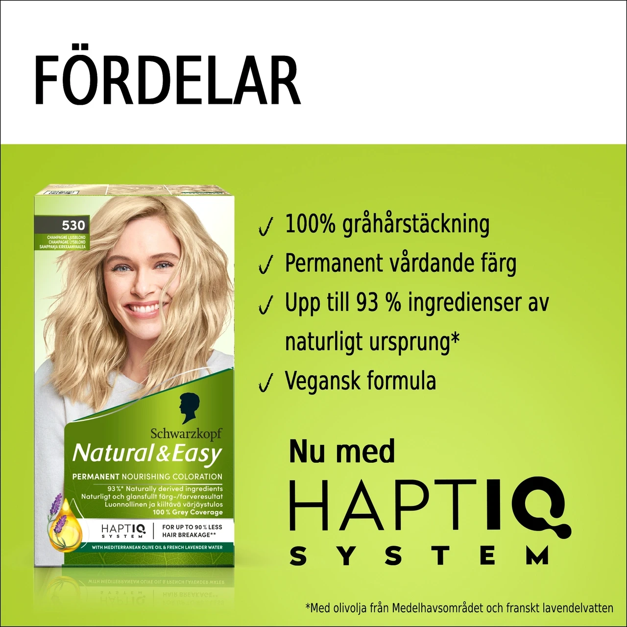 Schwarzkopf Natural & Easy Hårfärg 530 Champagnblond Schwarzkopf