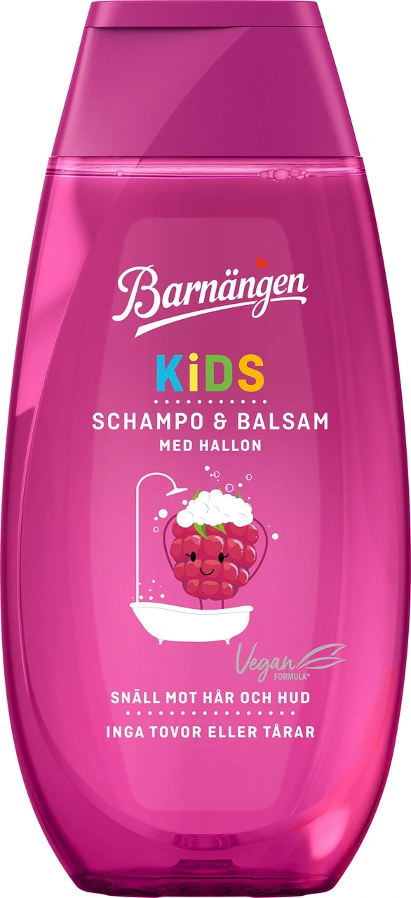 Barnängen Kids Schampo/Balsam Hallon 250 ml Barnängen