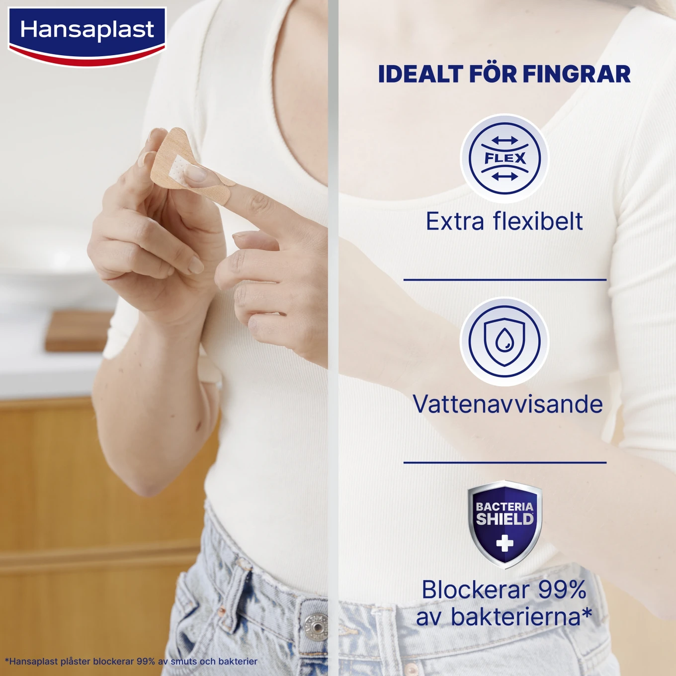 Hansaplast Hand Mix Pack Plåster 20 strips Hansaplast