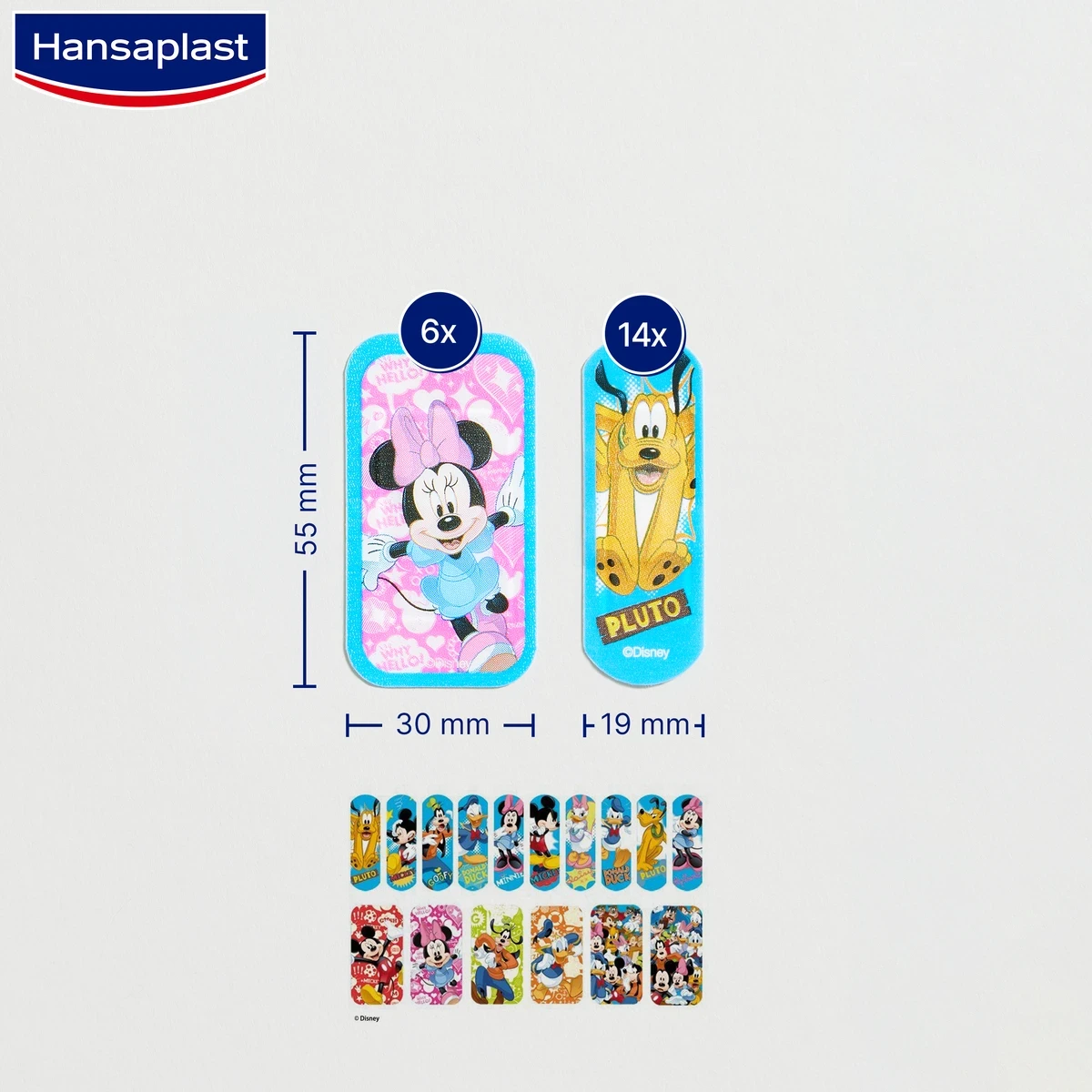 Hansaplast Mickey & Friends Kids Plåster 20 strips Hansaplast