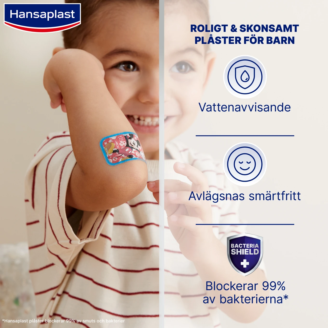 Hansaplast Mickey & Friends Kids Plåster 20 strips Hansaplast