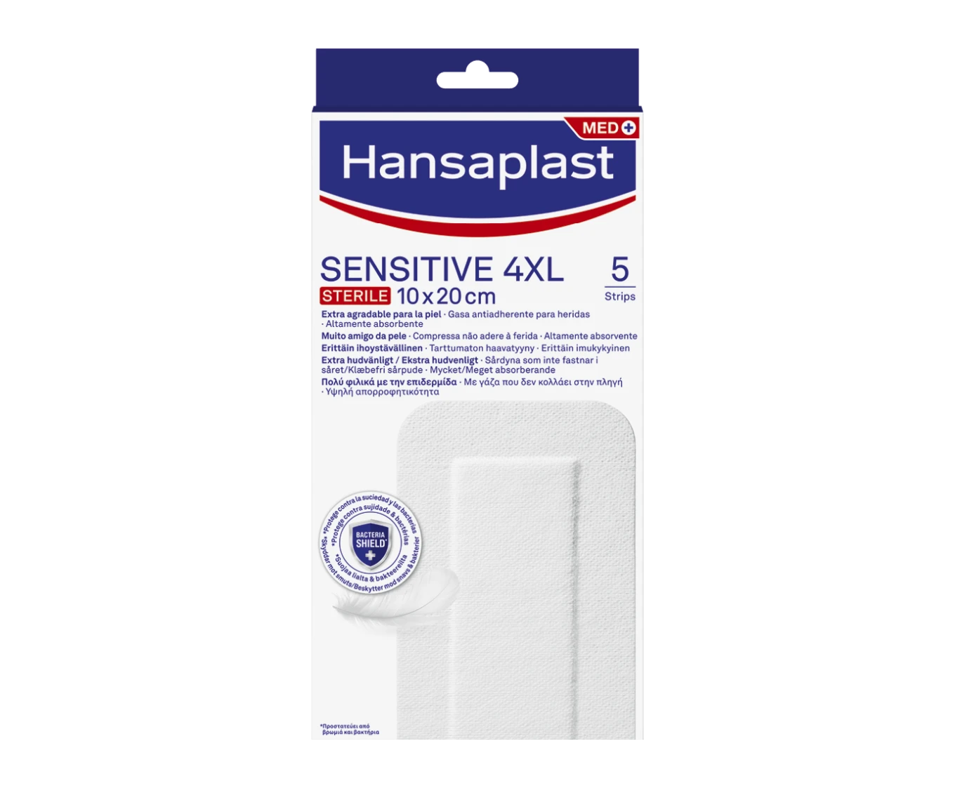 Hansaplast Sensitive 4XL 5 st Hansaplast