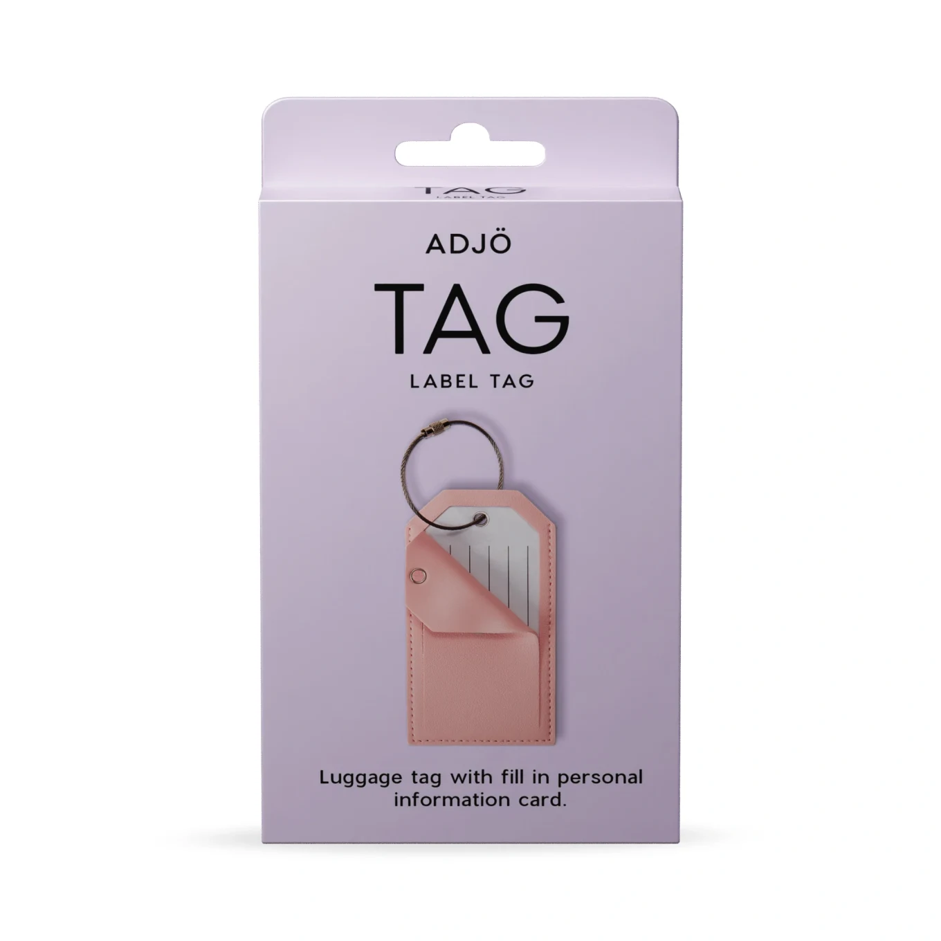 ADJÖ TAG Luggage tag Pink ADJÖ
