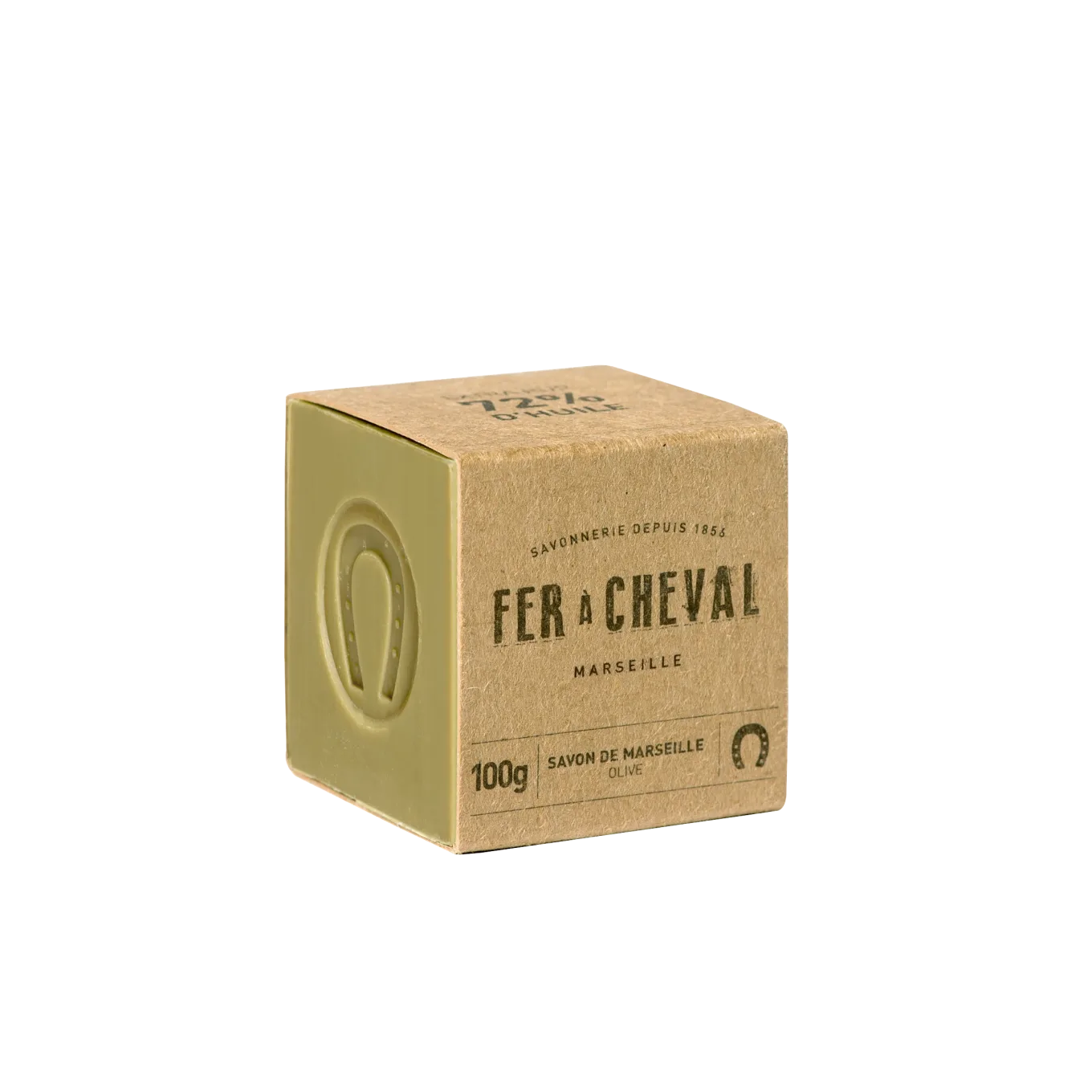 Fer à Cheval Fast Marseilletvål Kub 100 g Fer a Cheval