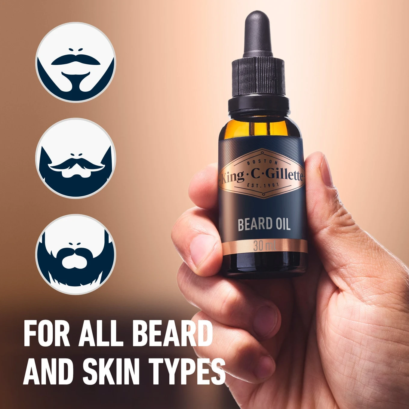 King C Gillette Beard Oil 30 ml King C Gillette