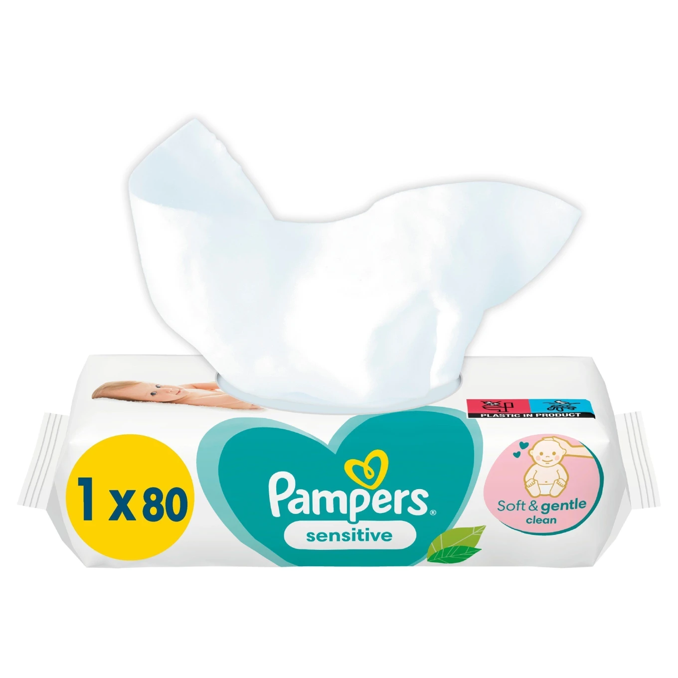 Pampers Sensitive Baby Våtservetter 80 st Pampers