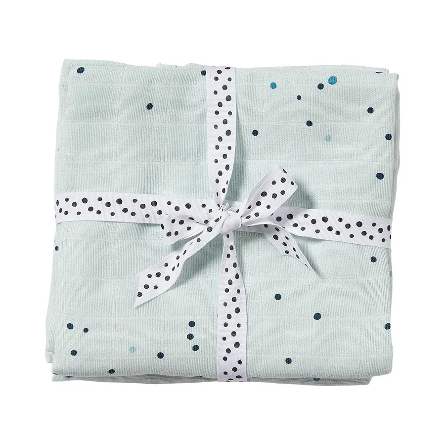 Done by Deer Swaddle Dreamy Dots Blue 2-pack Done by Deer