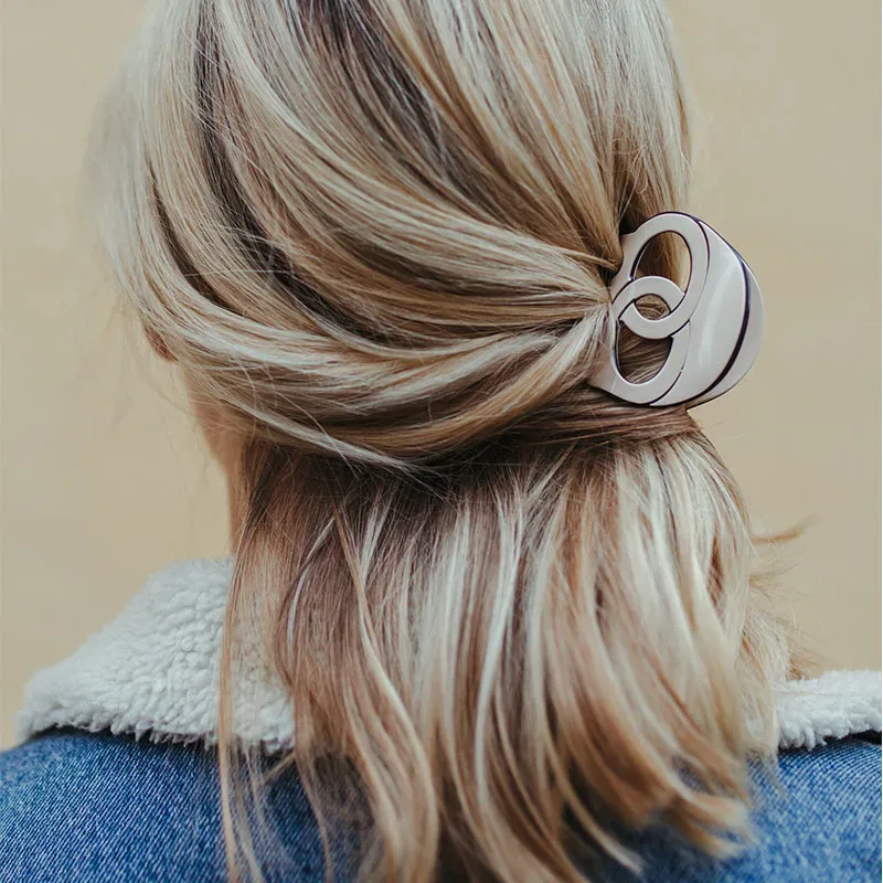 ByBarb Mindre Hårklämma Coco Vit ByBarb