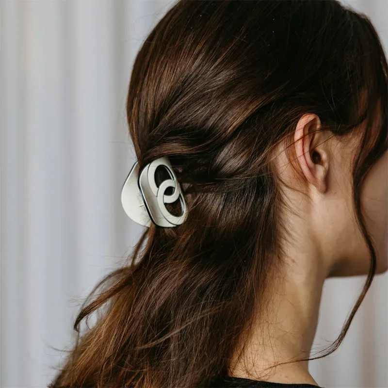 ByBarb Mindre Hårklämma Coco Vit ByBarb