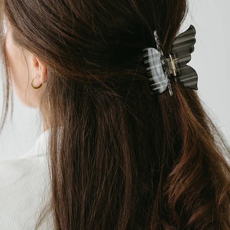 ByBarb Hårklämma Fjäril svart ByBarb