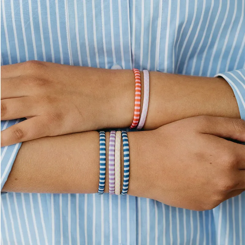 ByBarb Hårsnoddar multifärgad rutig, 8-pack ByBarb