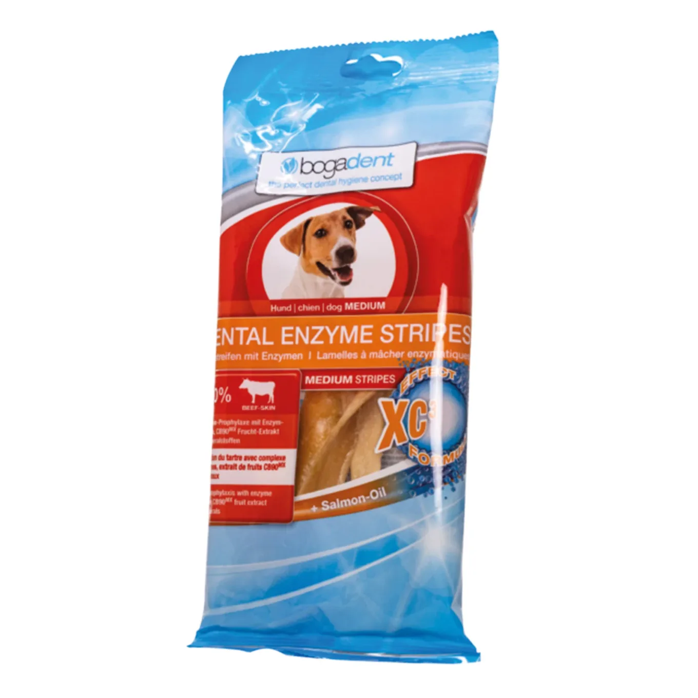 Bogadent Dental Enzyme Stripes Medium Dog 100 g bogadent