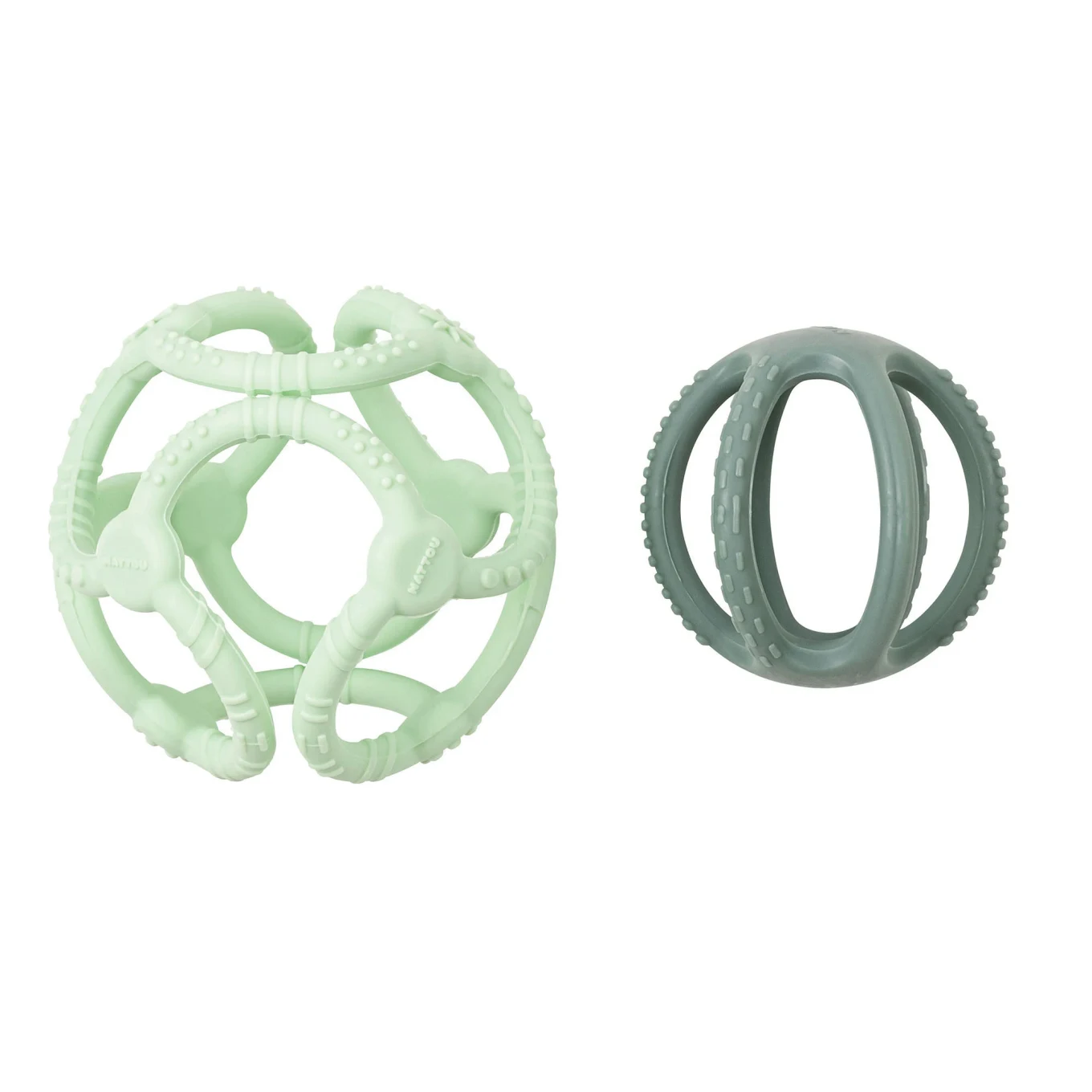 Nattou Soft Silicone Aktivitetsboll Grön Nattou