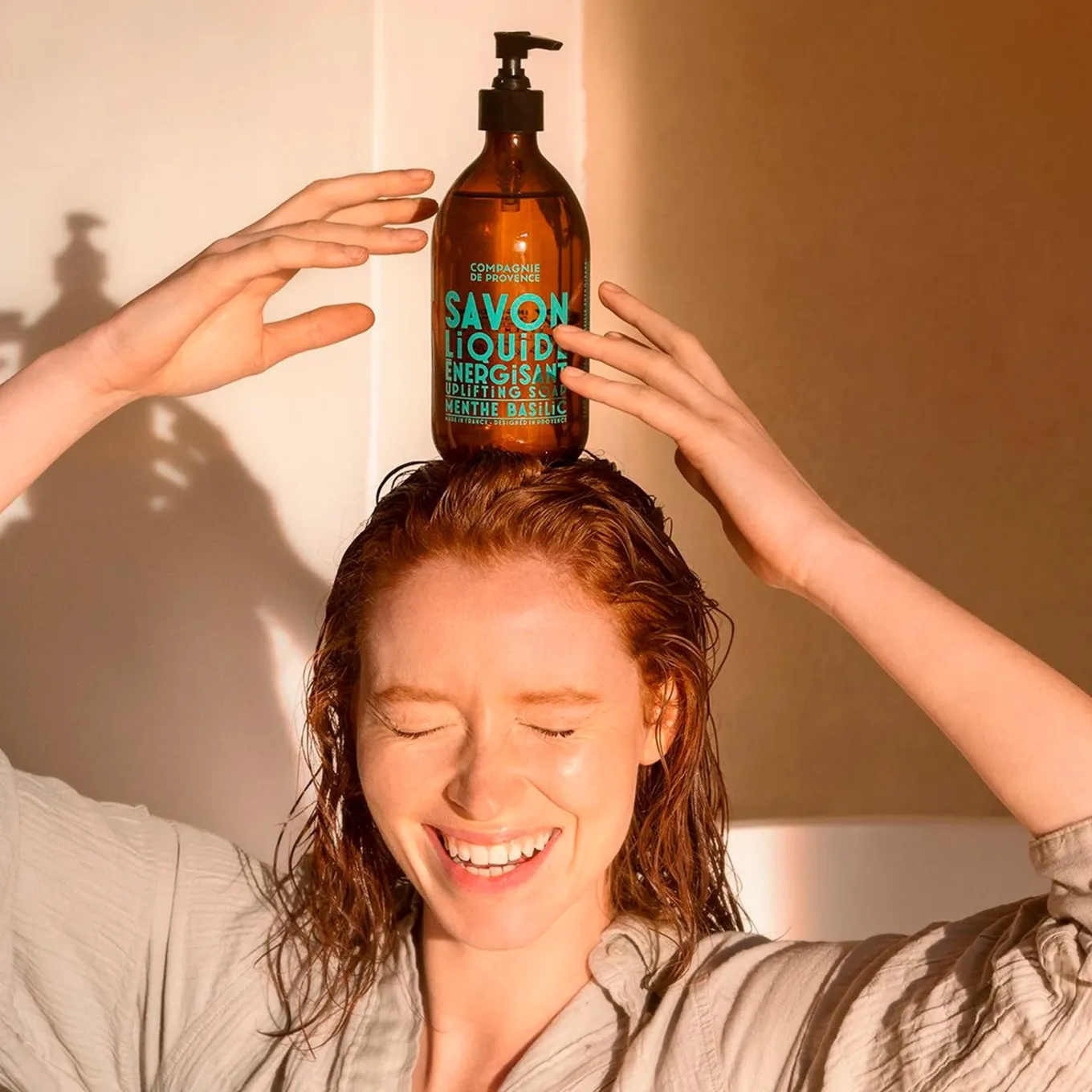 Compagnie de Provence Tvål Mint Basil 495 ml La Compagnie de Provence