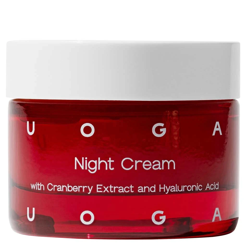 Uoga Uoga Night Cream With Cranberry Extract And Hyaluronic Acid 30 Ml Uoga Uoga