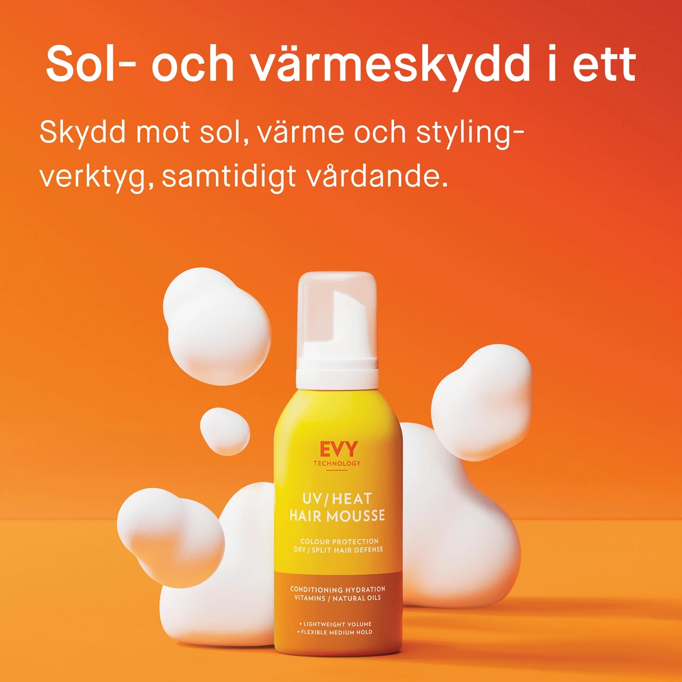 Evy Sun UV Heat Hair Mousse 150 ml Evy