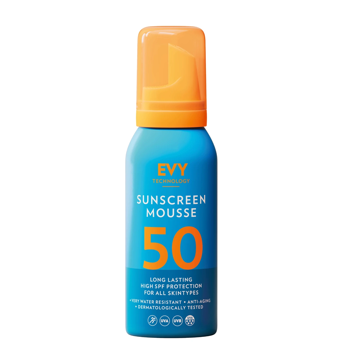 Evy Sunscreen Mousse SPF 50, 100 ml Evy