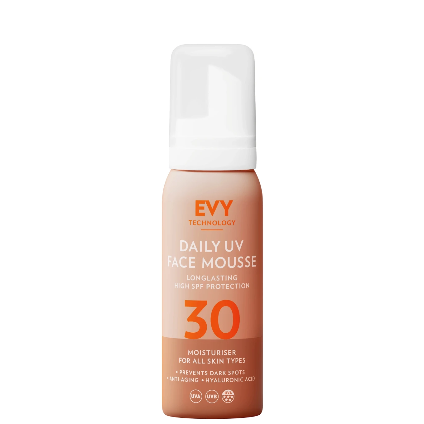 Evy Daily UV Face Mousse SPF 30, 75 ml Evy