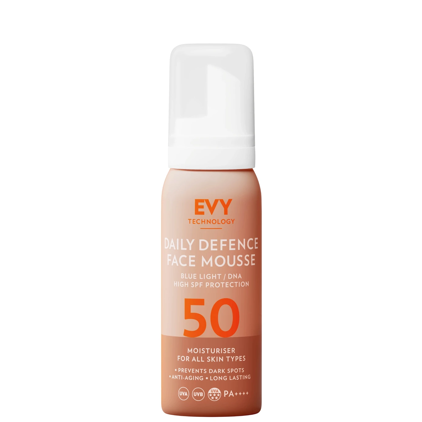Evy Sun Daily Defense Face Mousse SPF 50, 75ml Evy