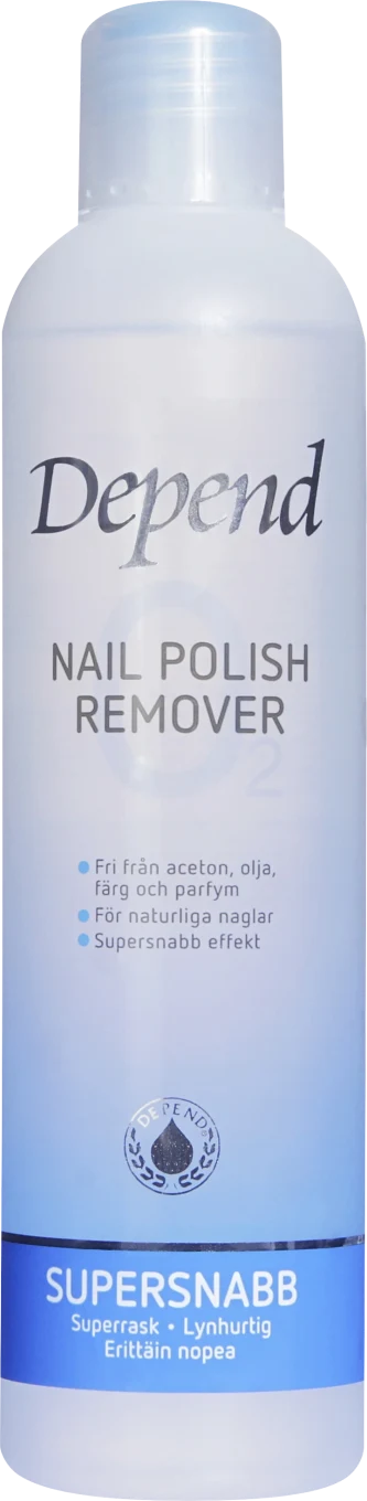 Depend Nagellacksremover O2 Blå 250 ml Depend