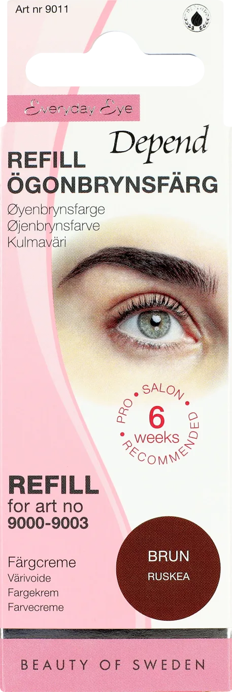 Depend Refill Ögonbrynsfärg Brun Depend