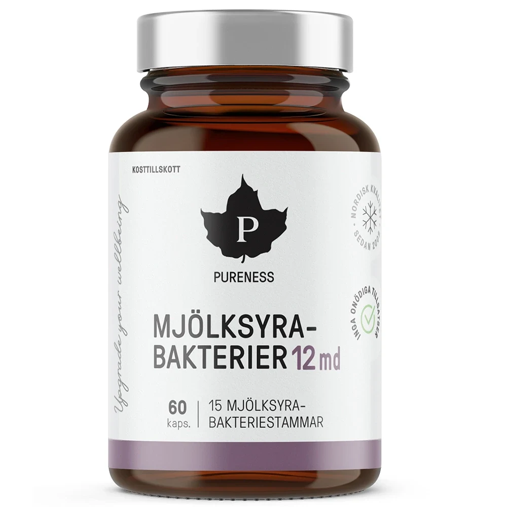 Pureness Mjölksyrabakterier 60 st Pureness