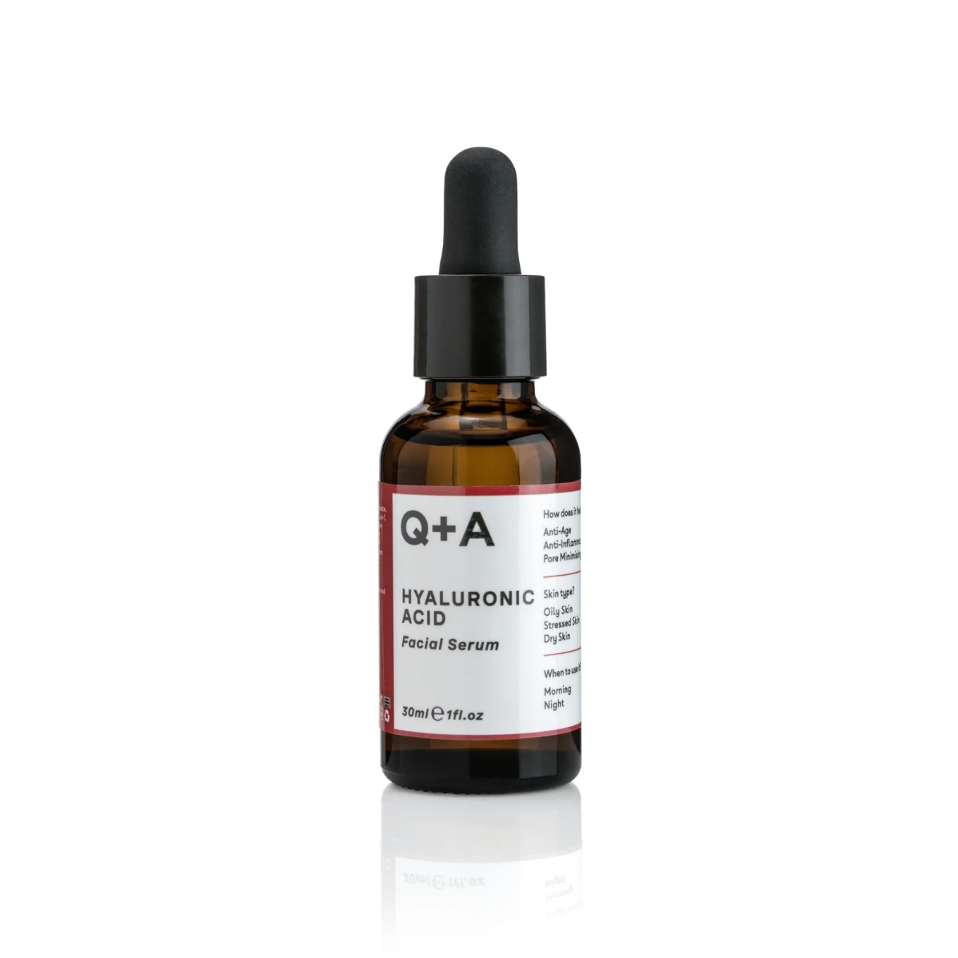 Q+A Hyaluronic Acid Facial Serum 30 ml Q+A