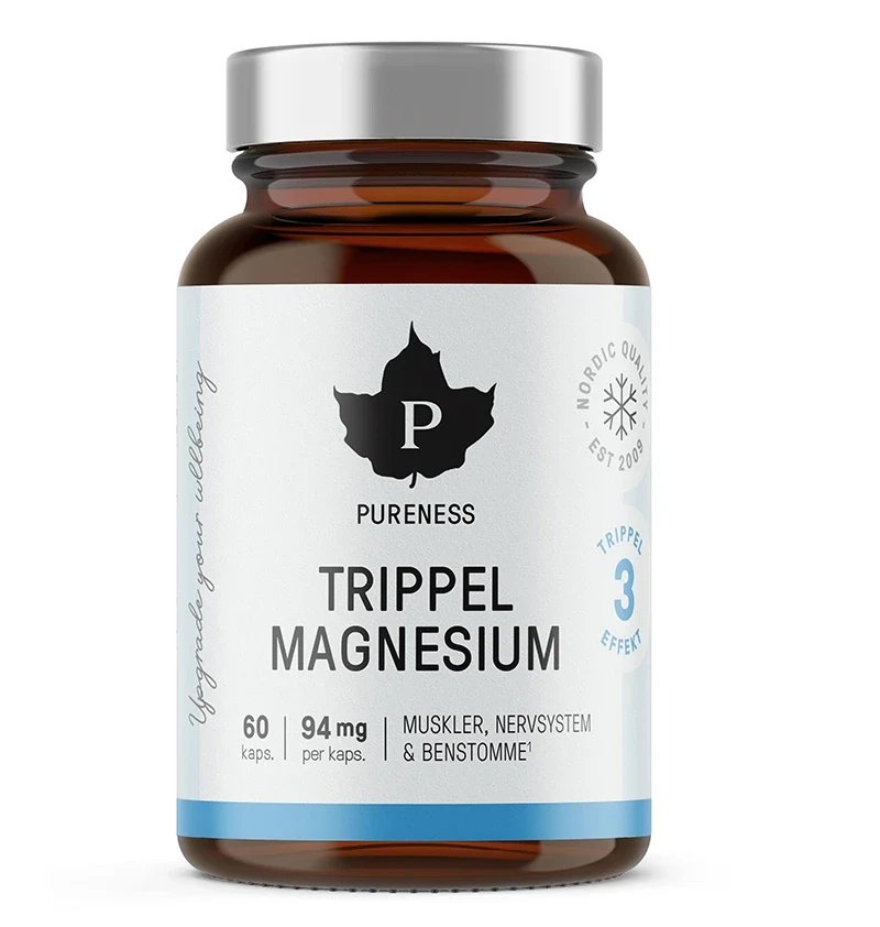 Pureness Trippel Magnesium 60 kapslar Pureness