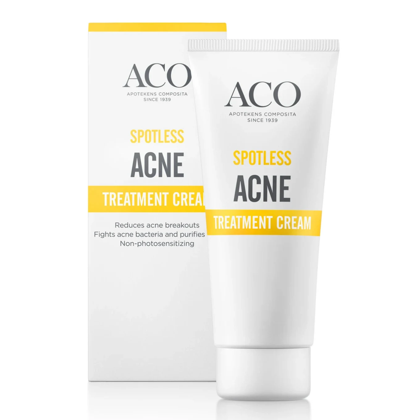 ACO Spotless Acne Skin Treatment Cream oparfymerad 30 g ACO