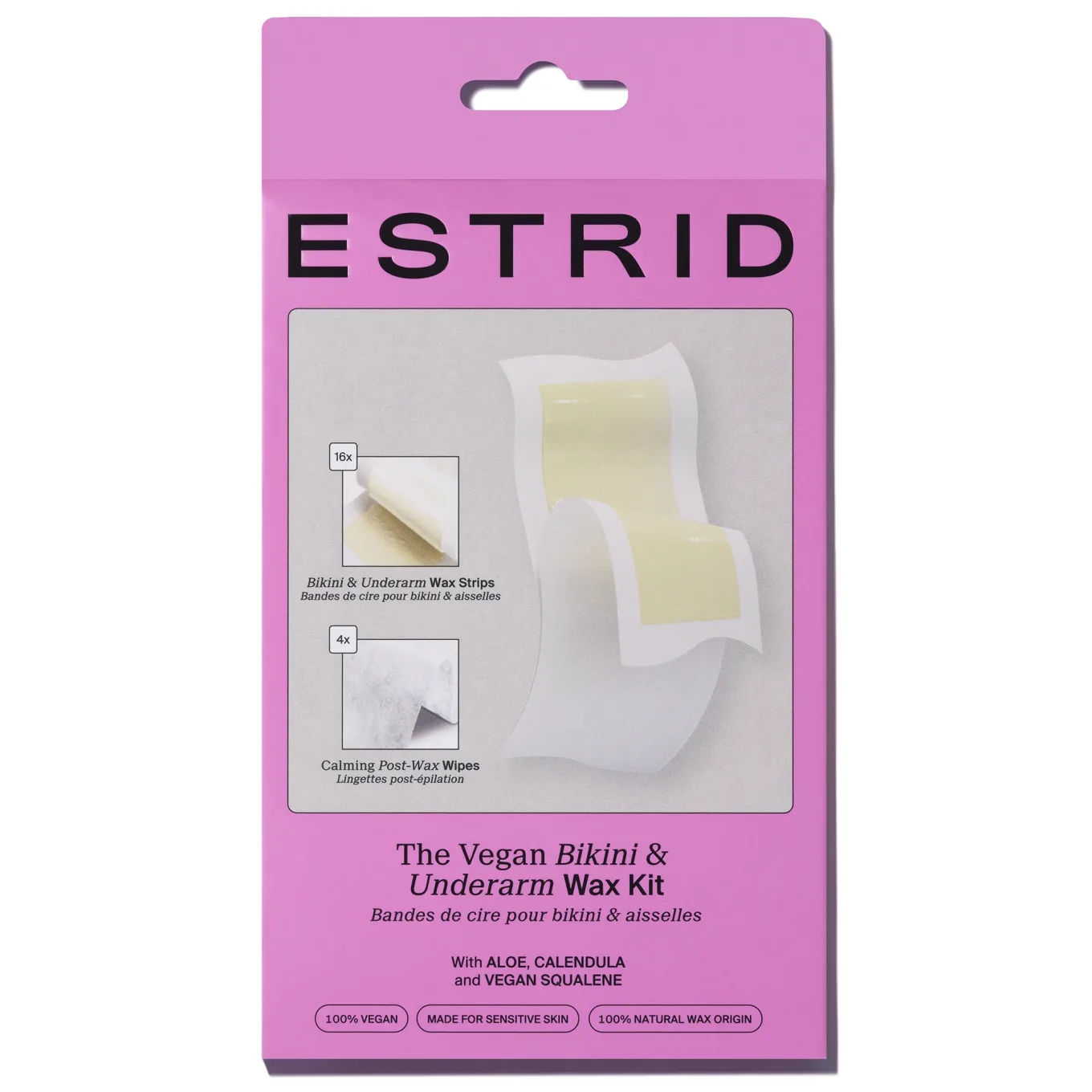 Estrid The Vegan Bikini & Underarm Wax Kit Estrid