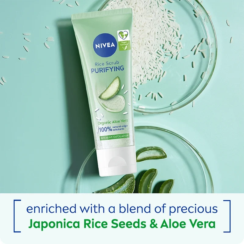 Nivea Purify Rice Scrub 75 ml Nivea