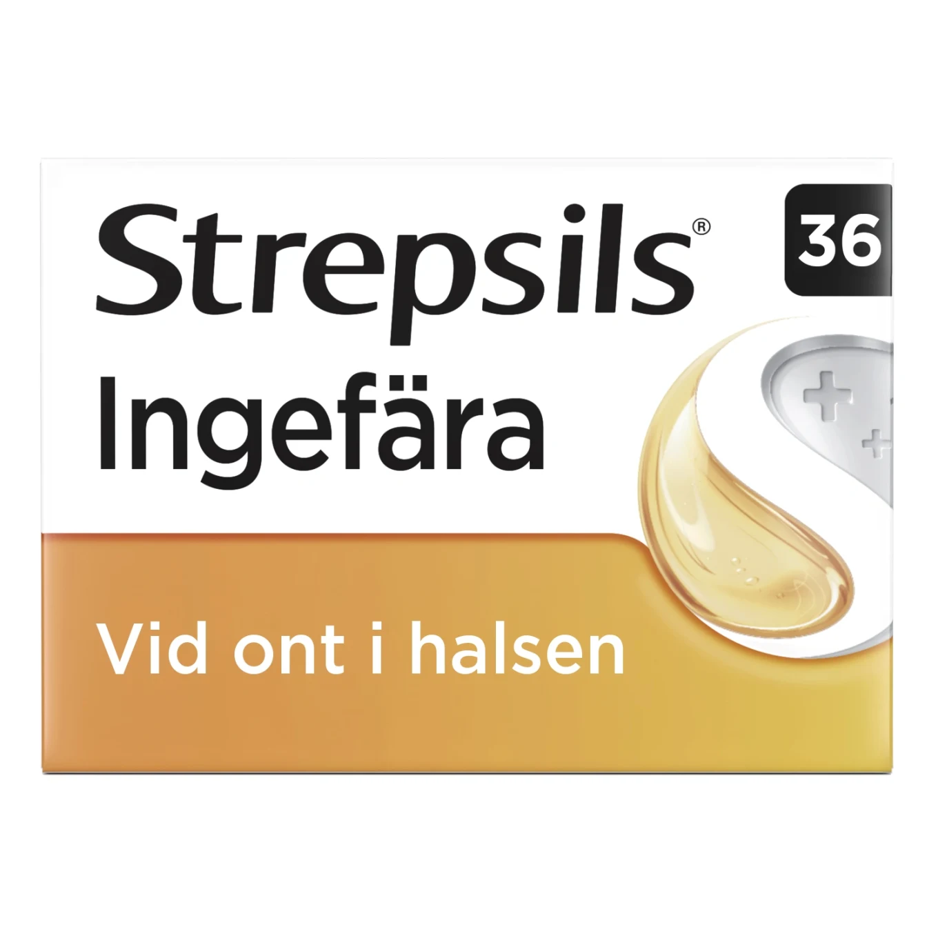 Strepsils Ingefära sugtablett 36 st Strepsils