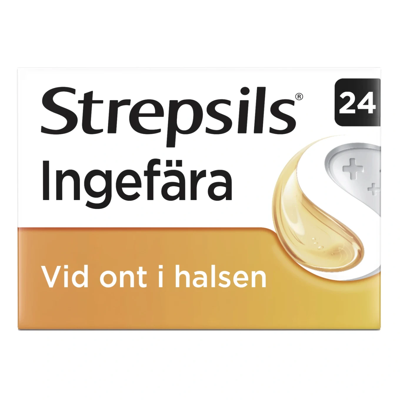 Strepsils Ingefära sugtablett 24 st Strepsils