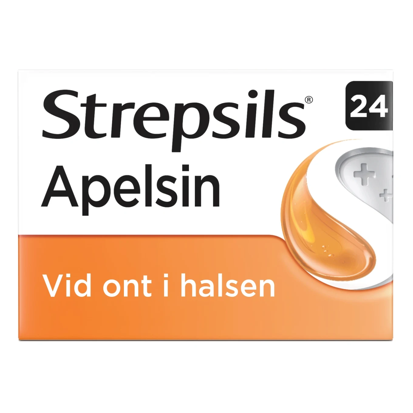 Strepsils Apelsin sugtablett 24 st Strepsils