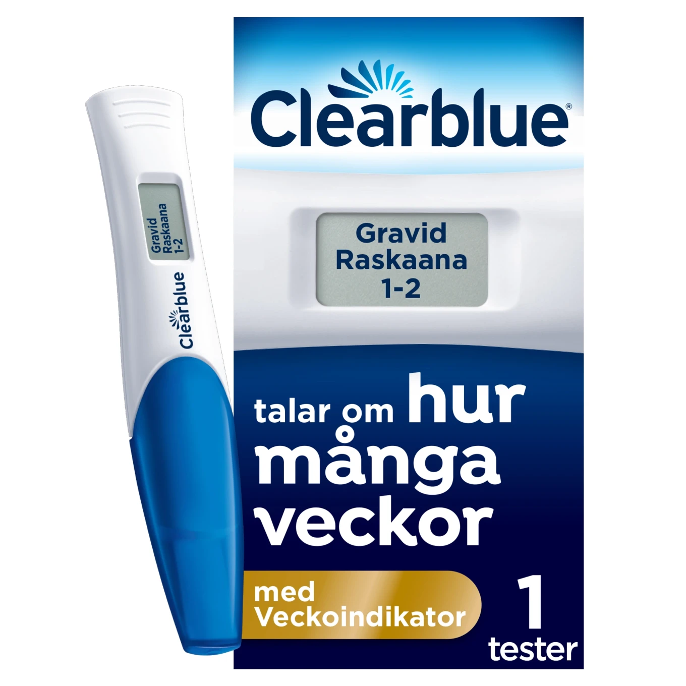 Clearblue Digital Graviditetstest med veckoindikator 1 st Clearblue