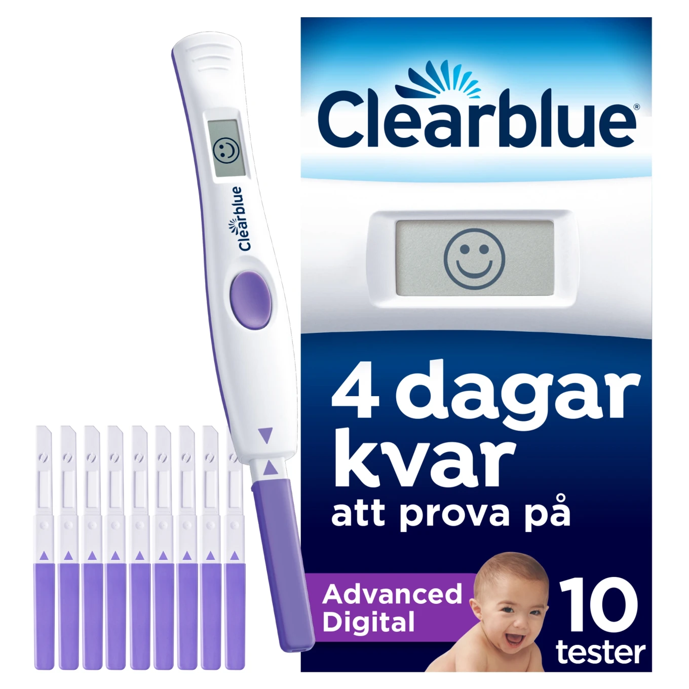 Clearblue Advanced Ägglossningstest 10 st Clearblue