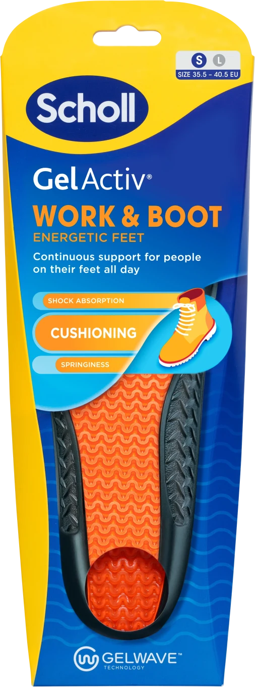 Scholl Gel Activ Insole Work & Boot S Scholl